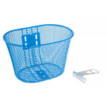 Detský kovový košík na riadidlá HB-047-1 Modrý